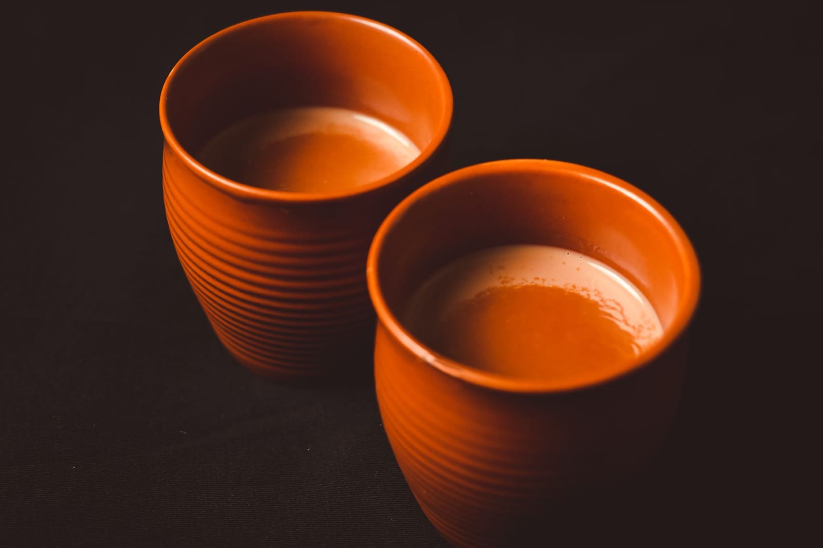 A cup of chai tea spiced with cardamom