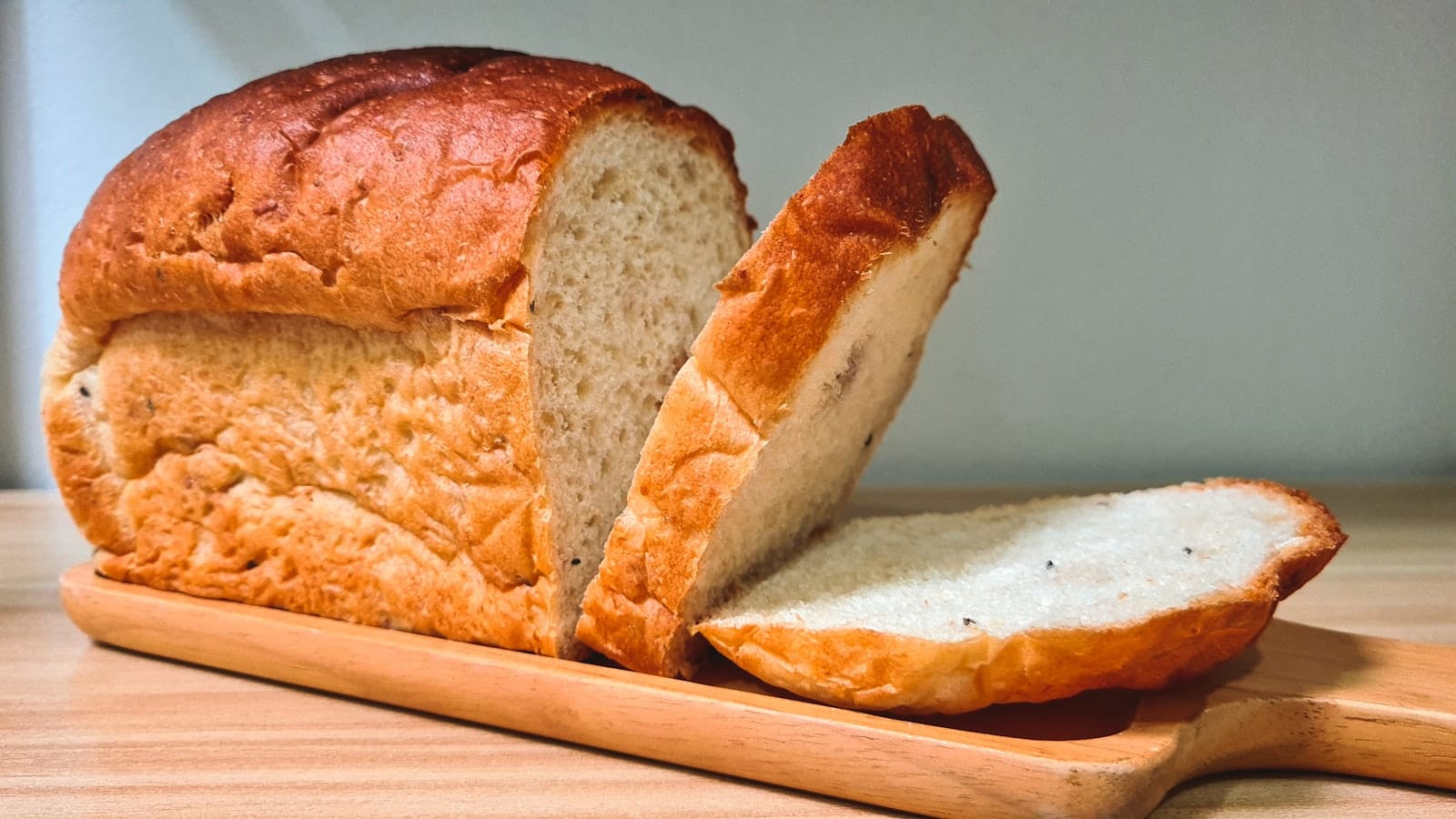 Freshly baked gluten-free bread at a bakery