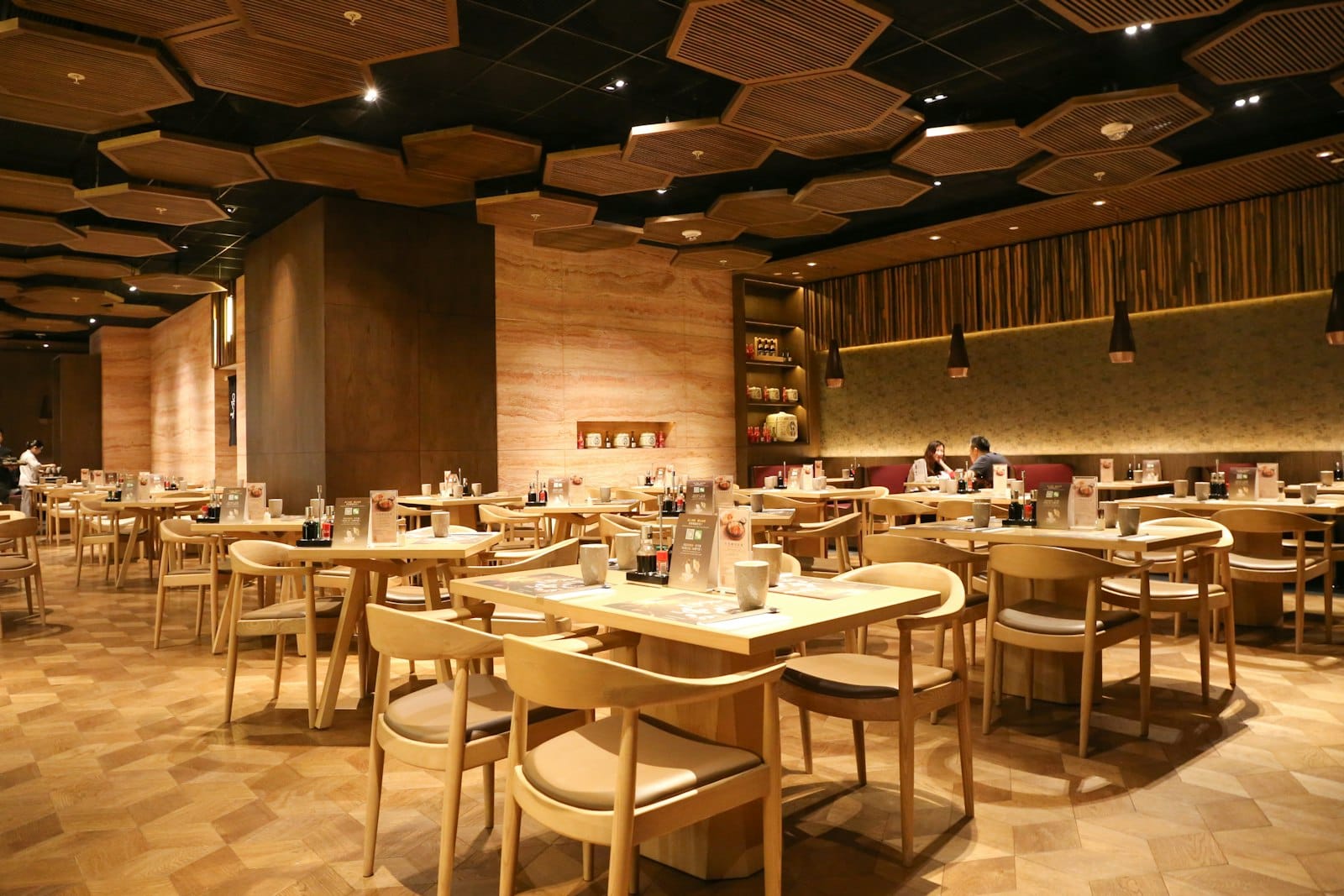 Warm, modern restaurant interior on the Gold Coast