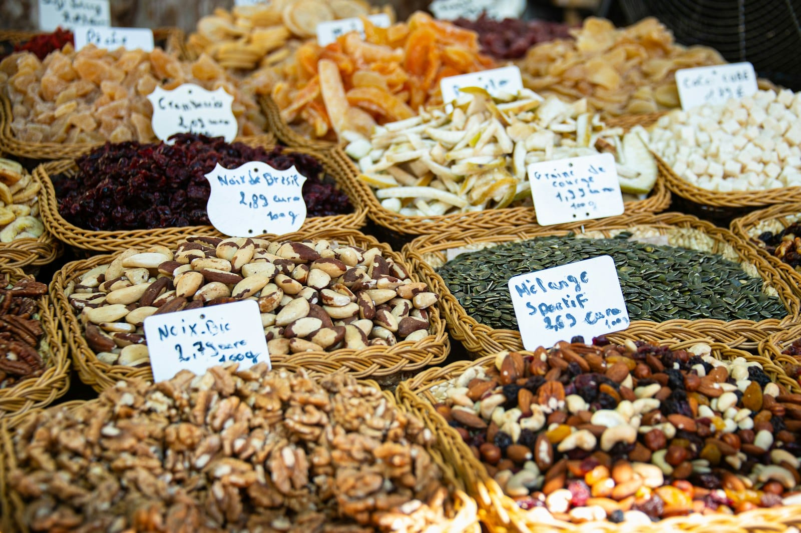 Mixed nuts and seeds for plant protein