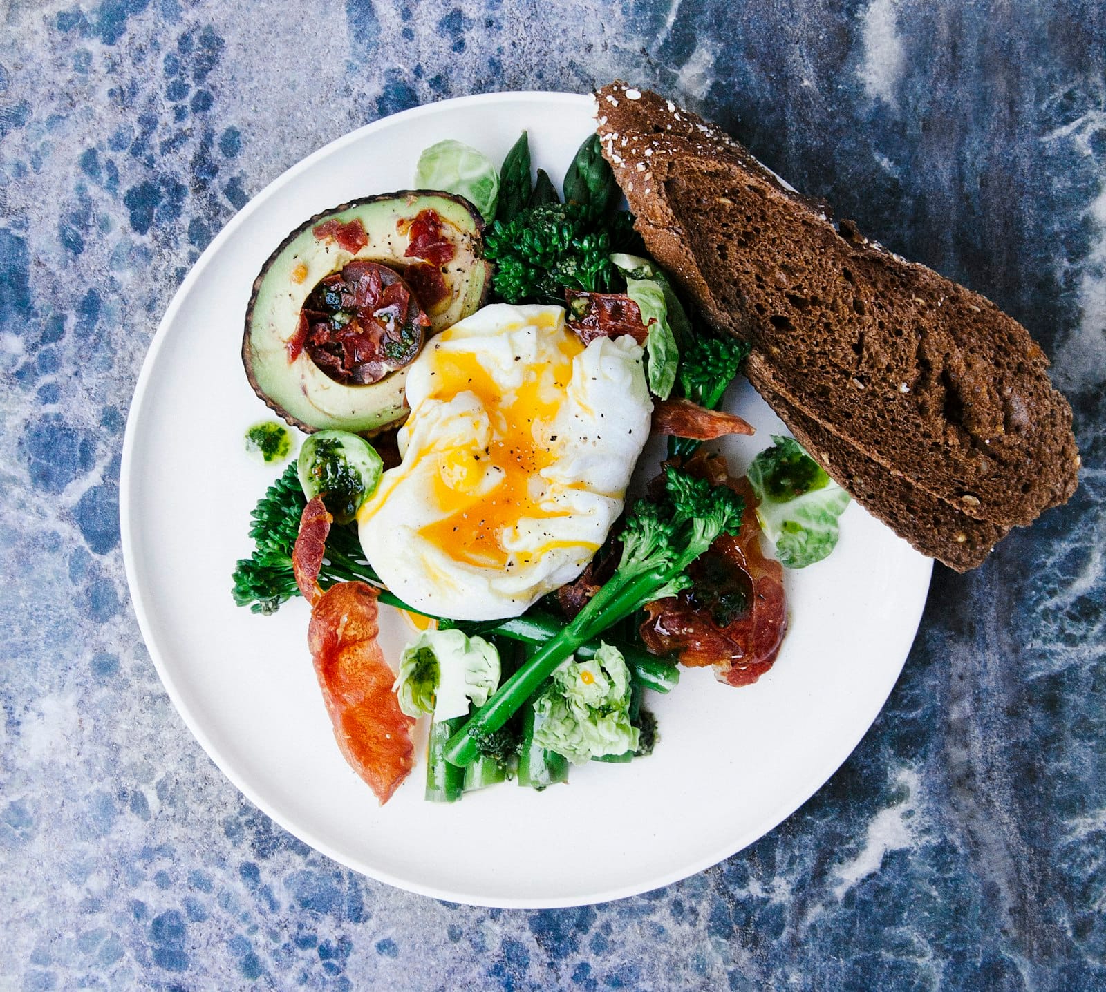 Modern Australian brunch plate at a Southport cafe