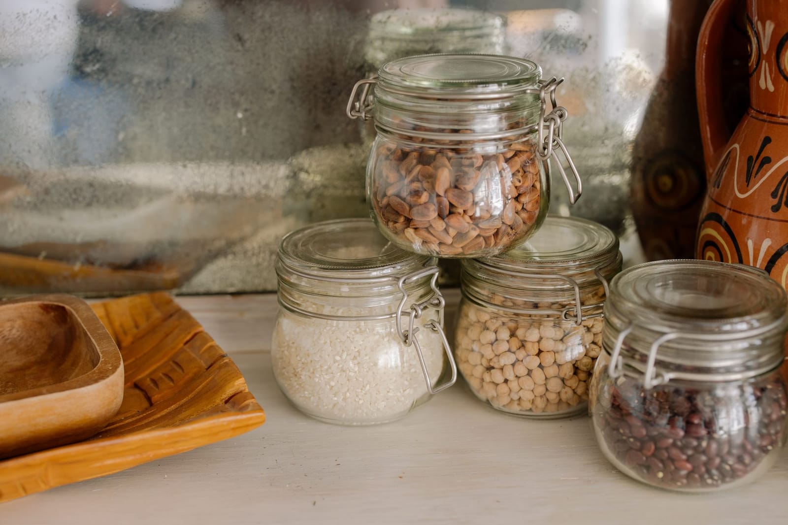 Chickpeas and their liquid, used as aquafaba