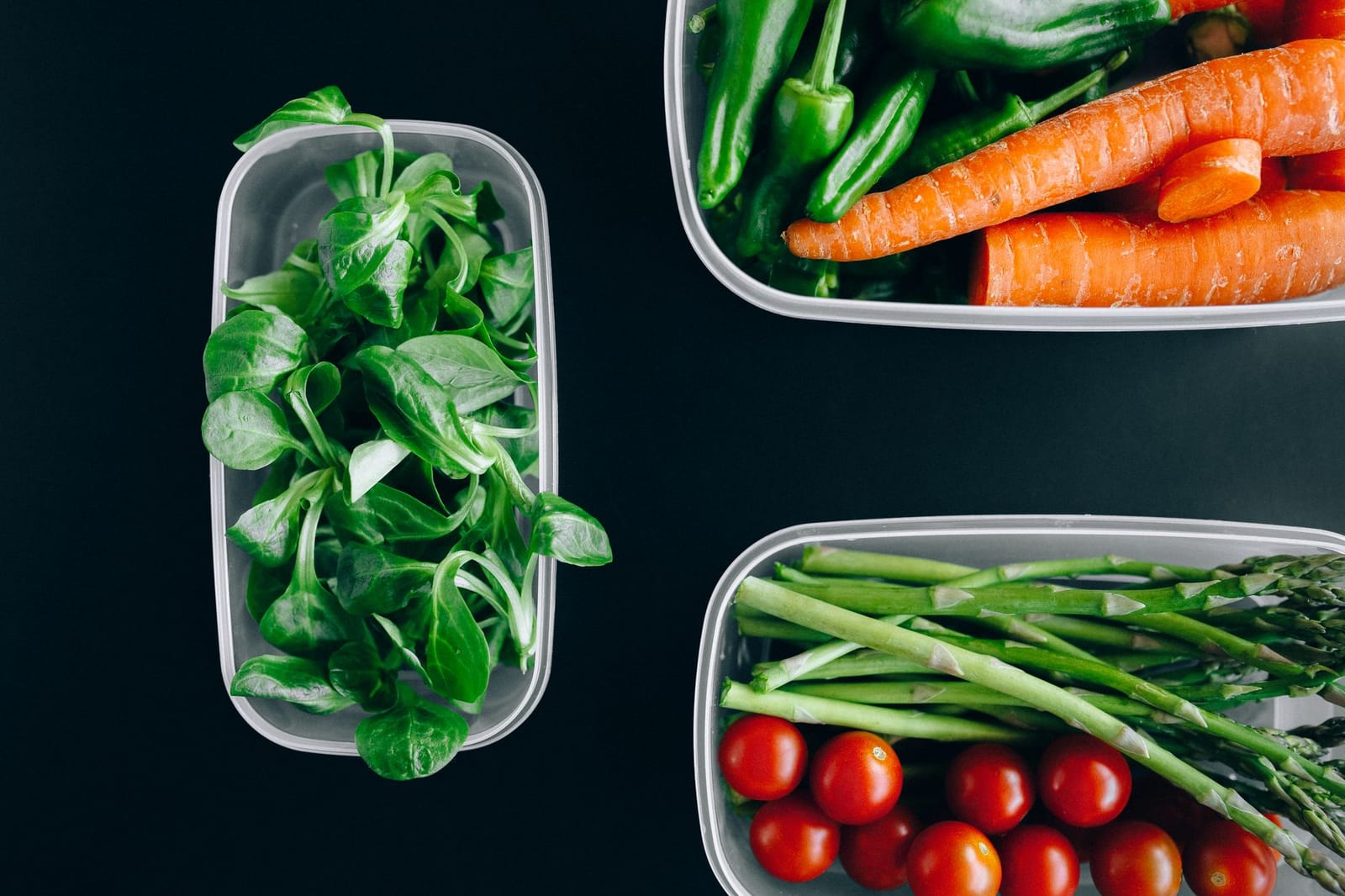 Healthy plant-based meal prep
