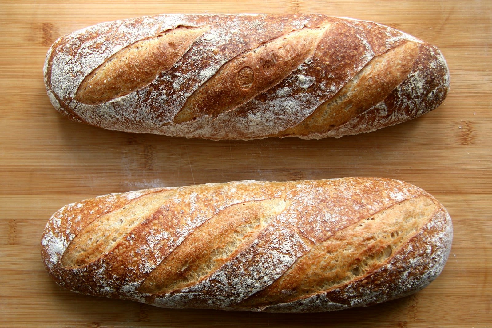Artisan bread loaves