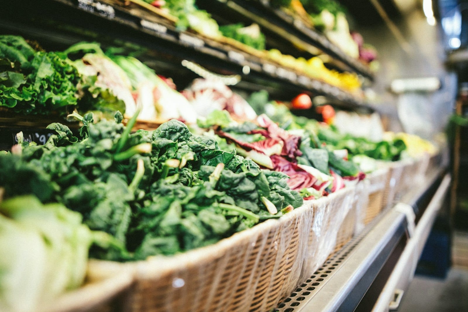 Grocery shopping for fresh produce
