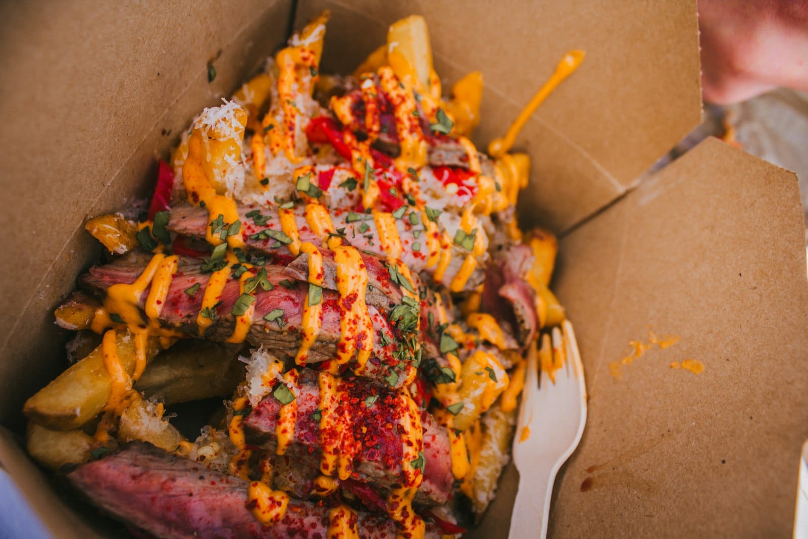 A side of loaded fries