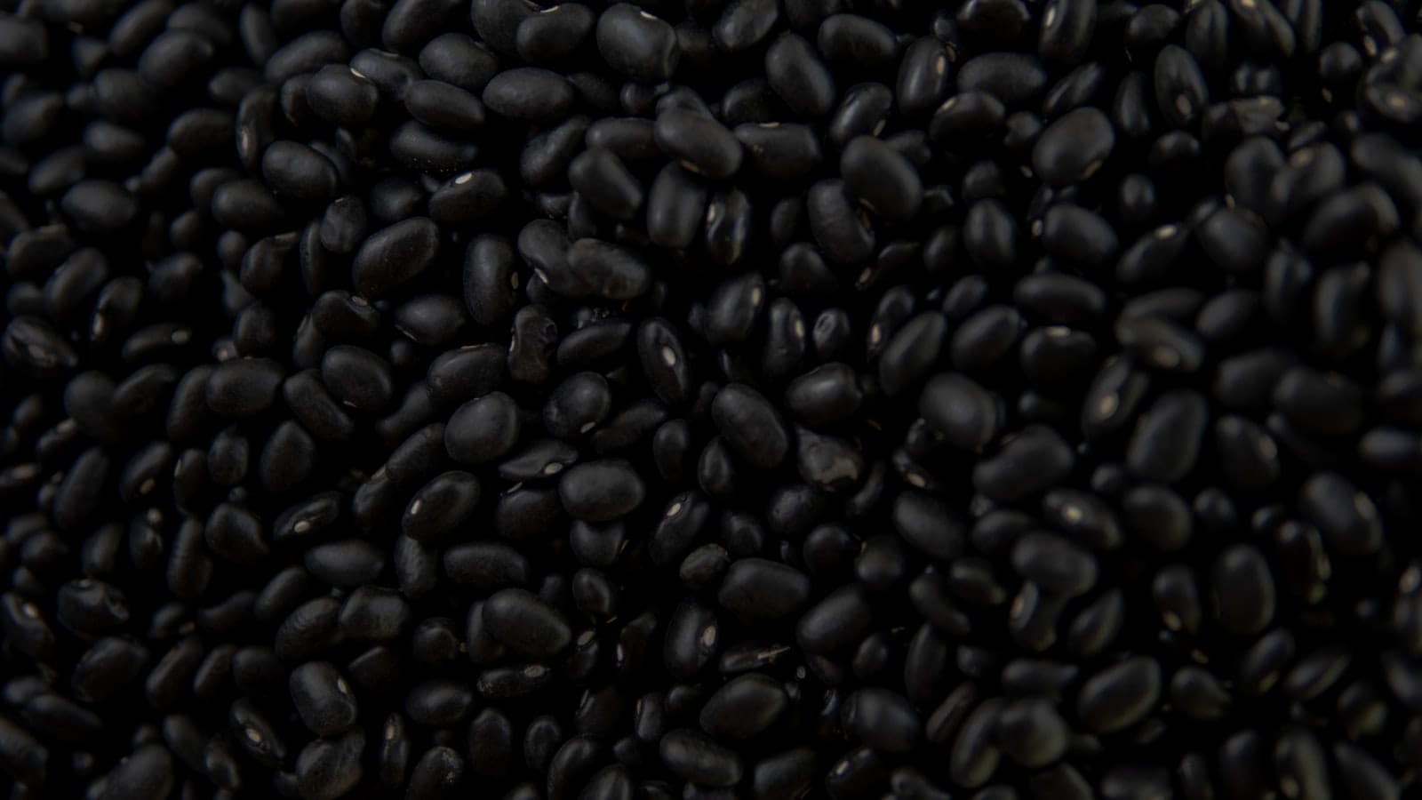 Chia seeds scattered on a table