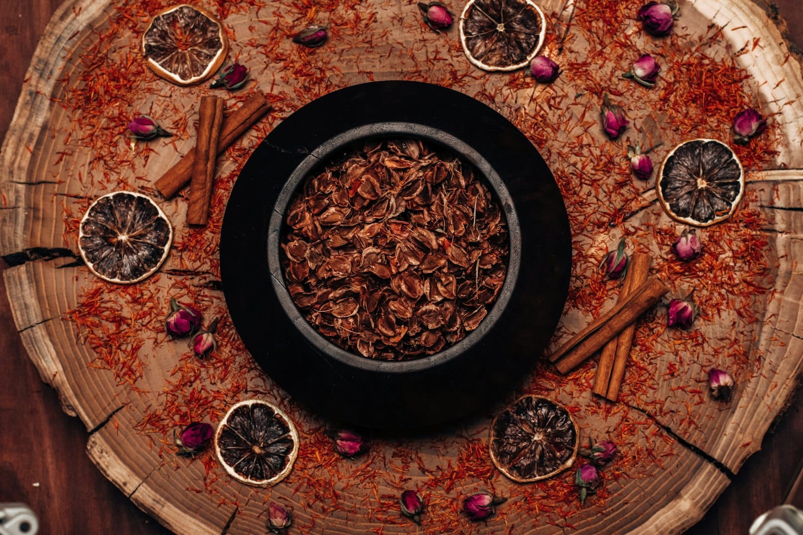A bowl of porridge with cinnamon