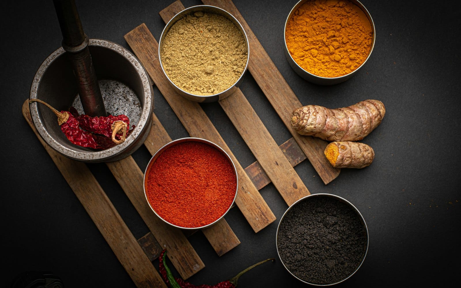 Ground spice powder in a bowl