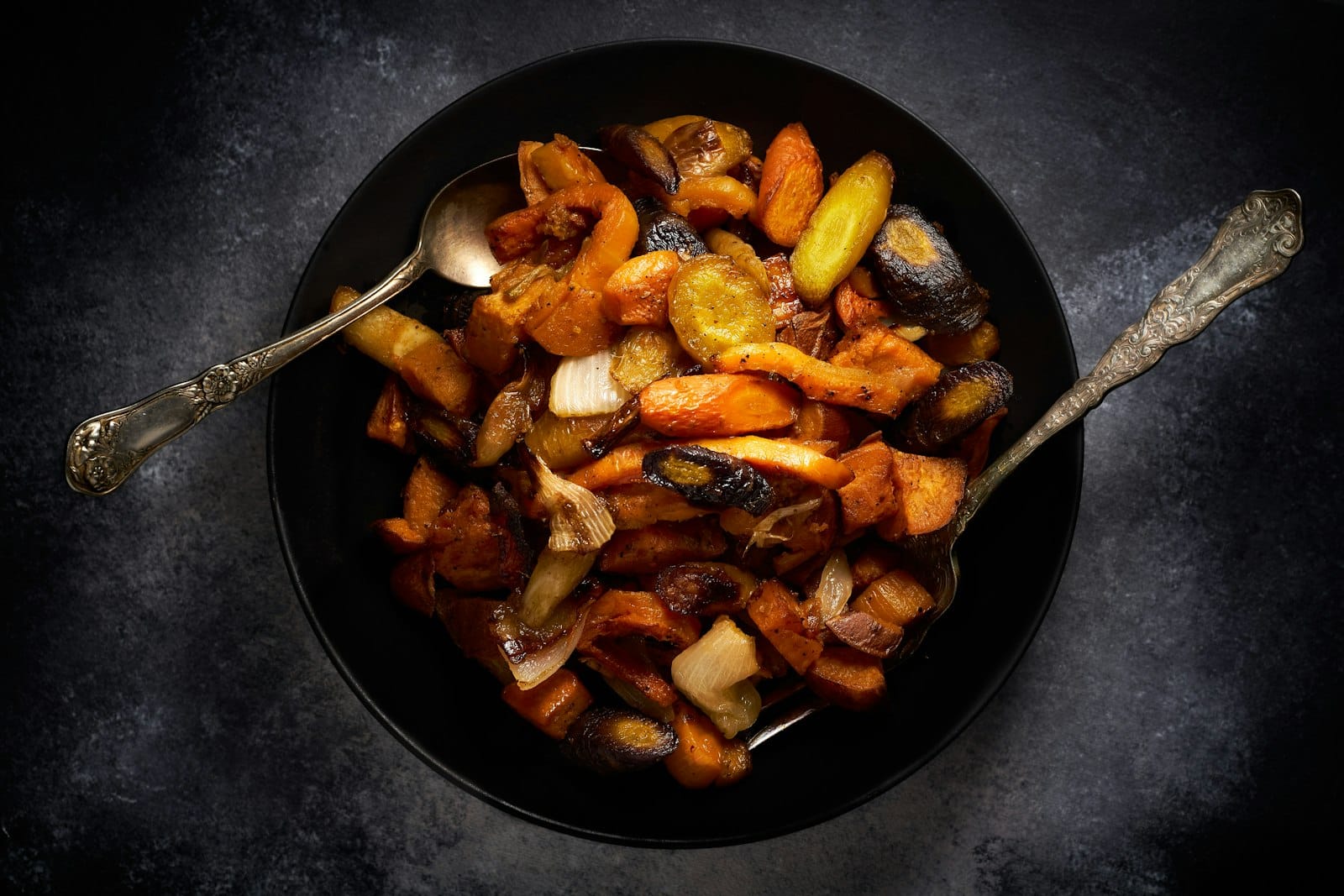Roasted spiced vegetables