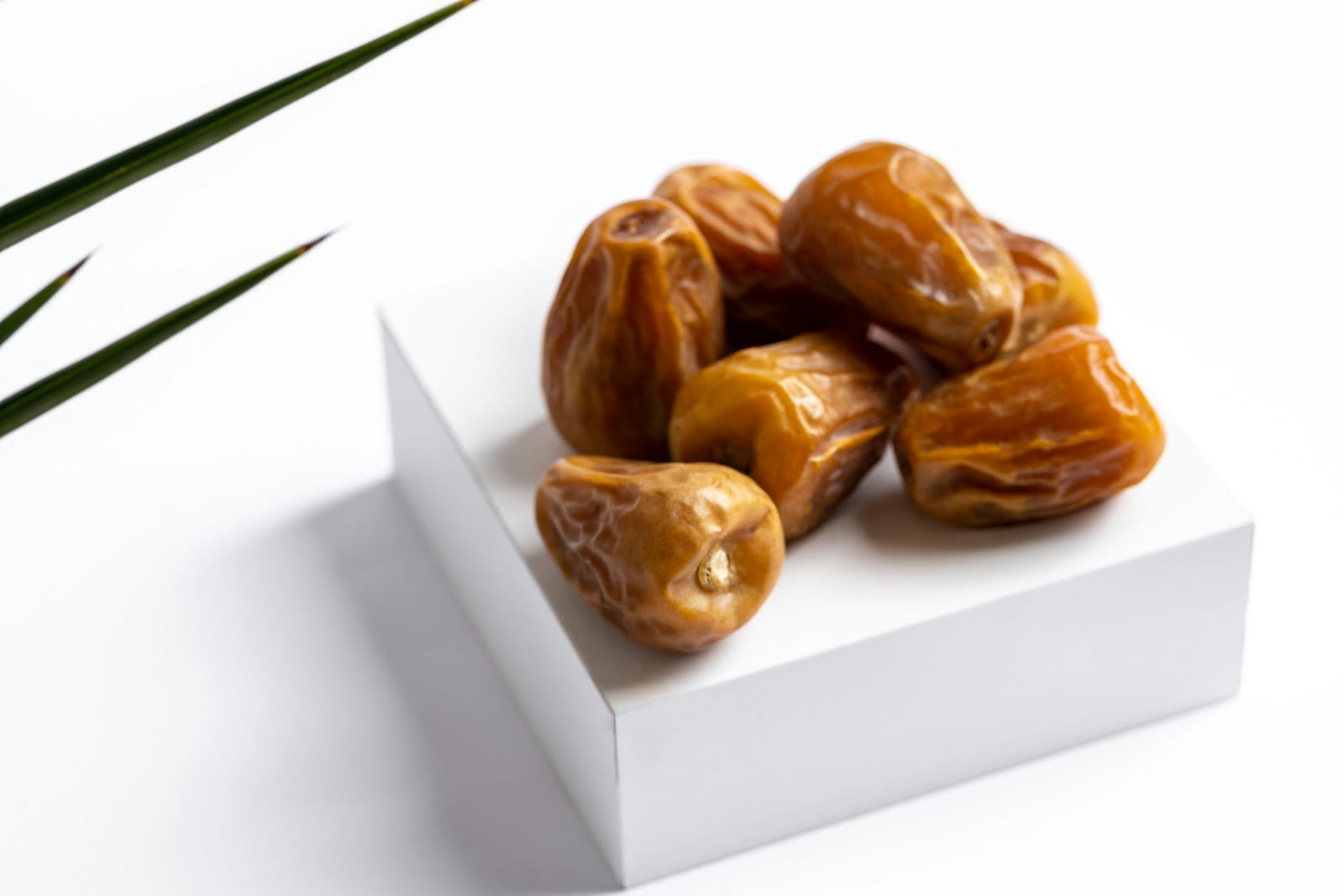 Dates on a baking tray