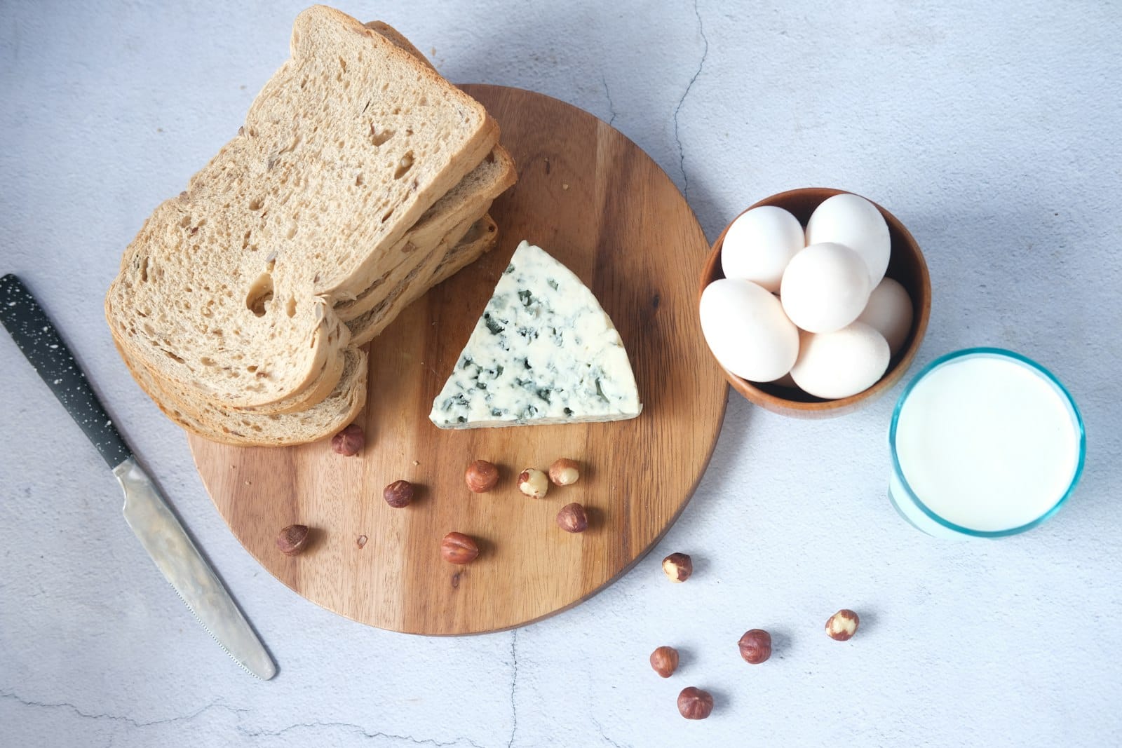 Eggs and dairy food items