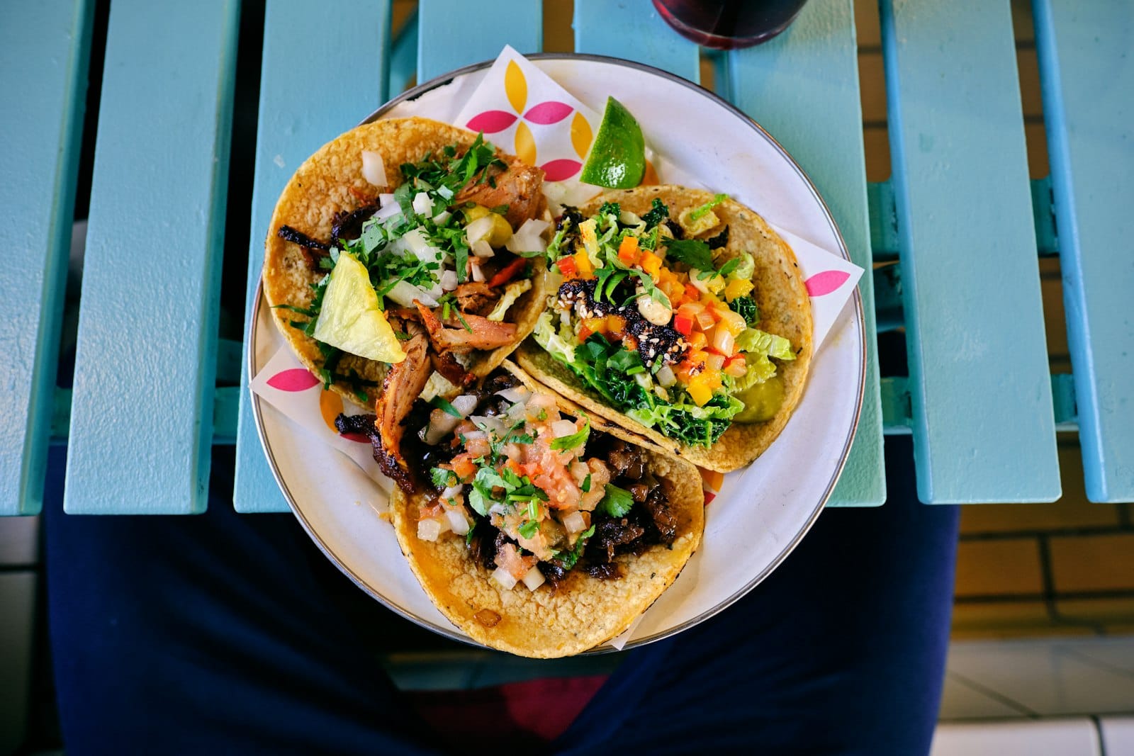 A platter of tacos for sharing