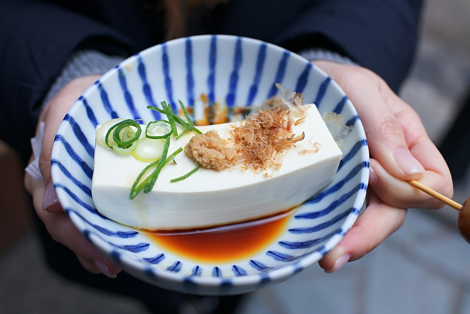 A Japanese tofu dish