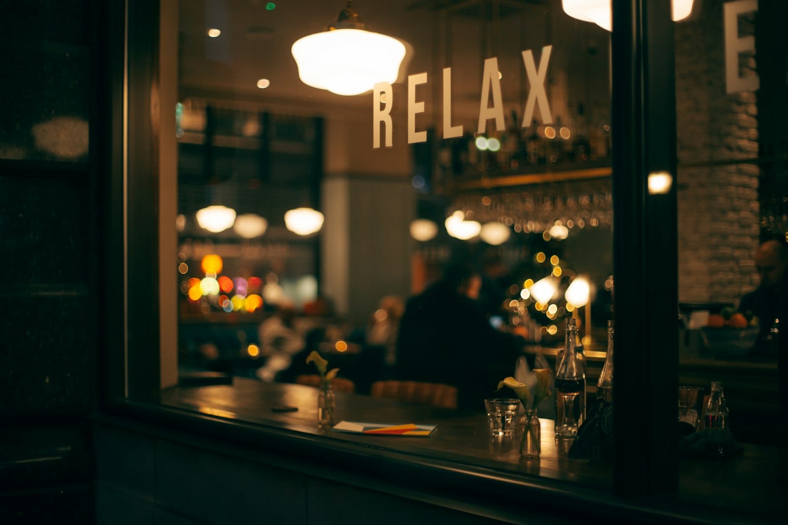 A calm, relaxed meal moment
