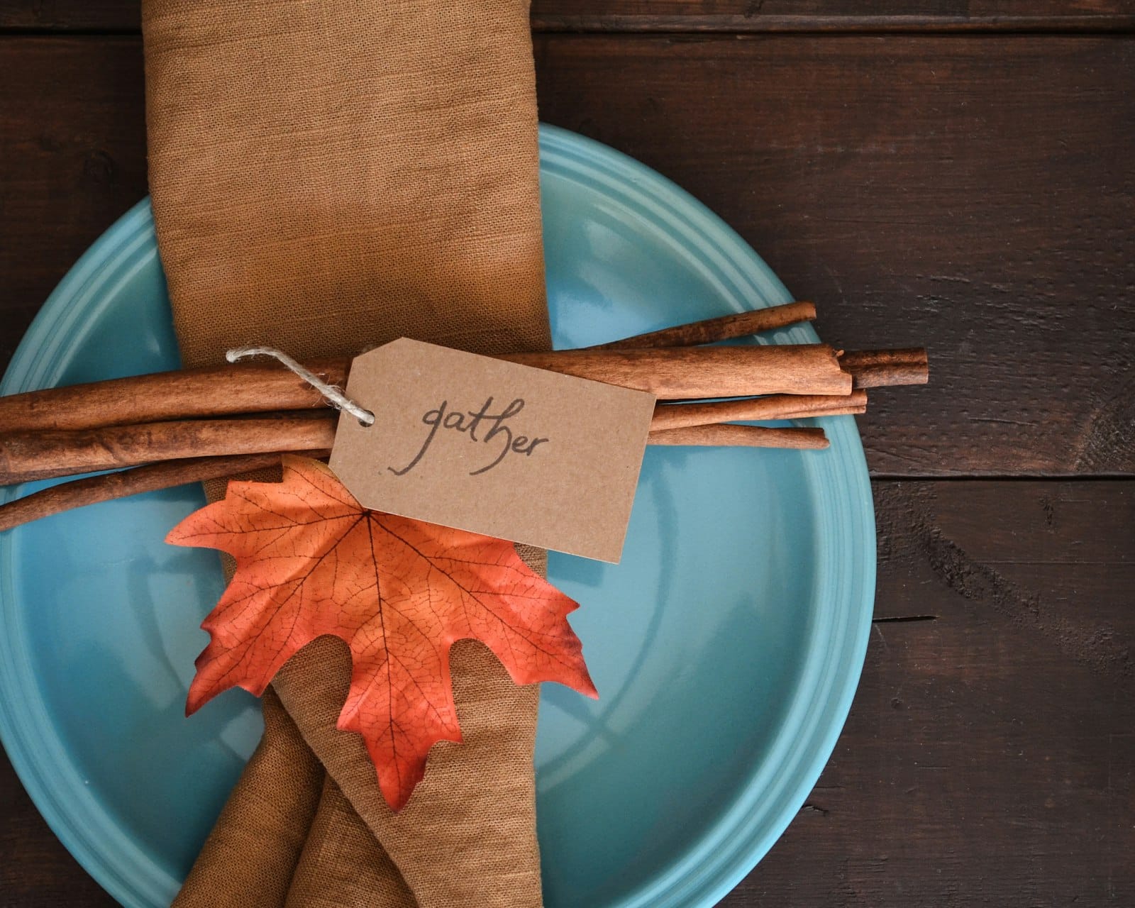 A table set for a mindful meal