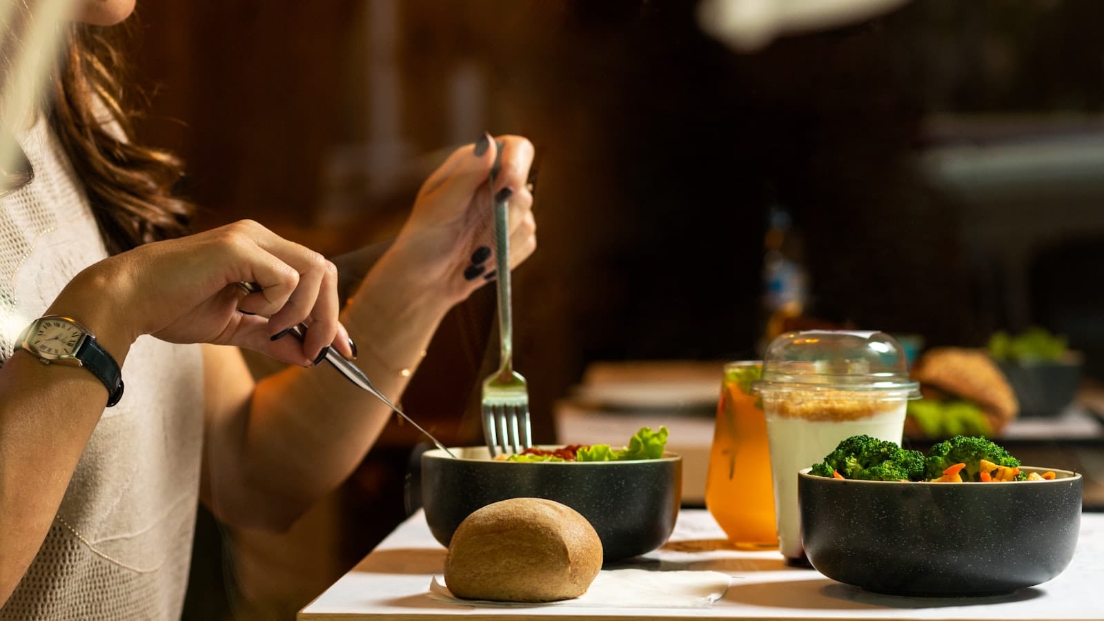 A slow, mindful meal