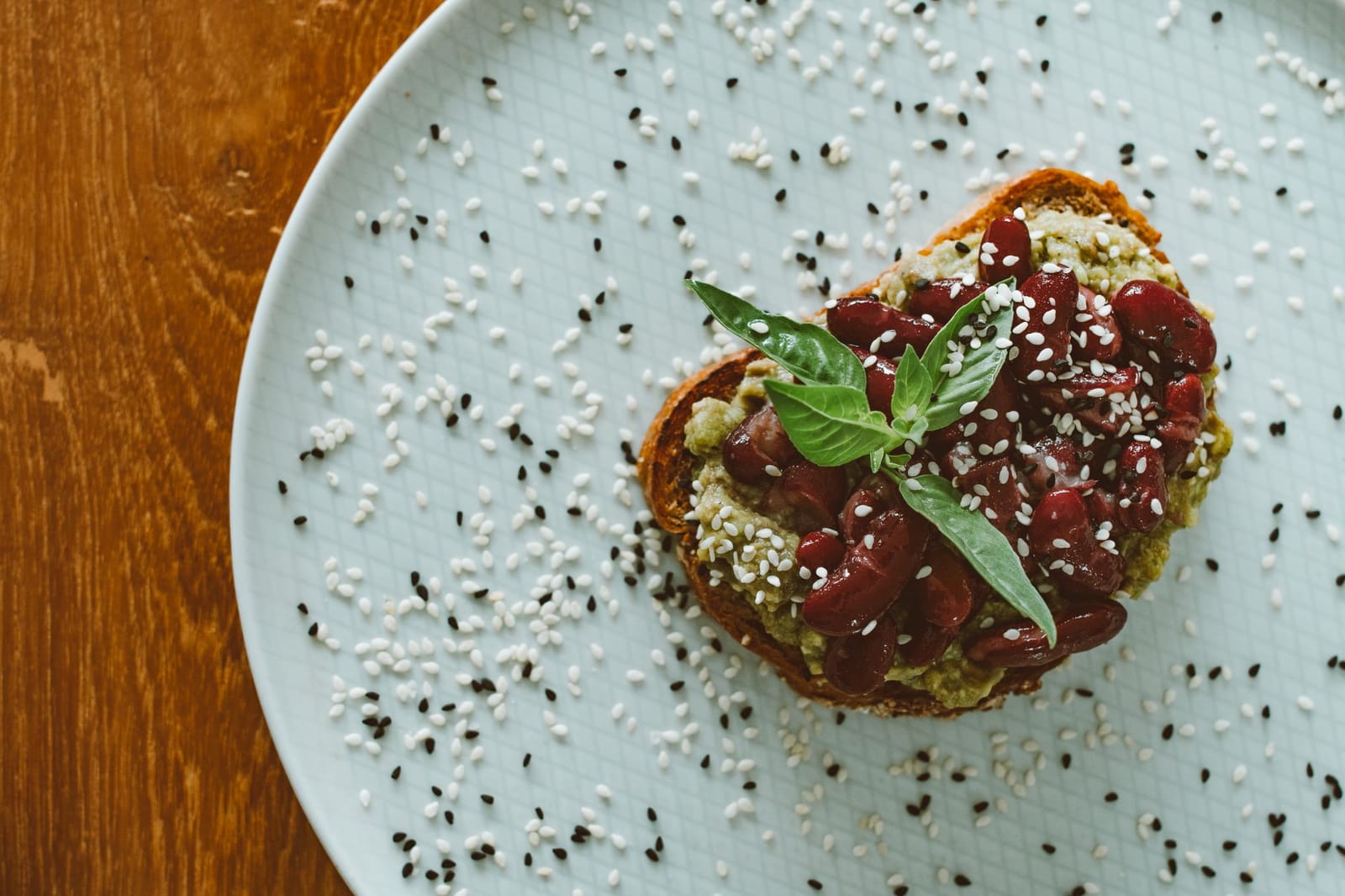 A plate of iron-rich foods