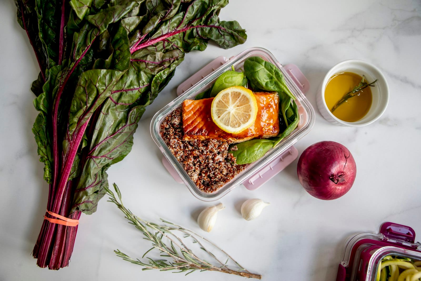 Healthy meal prep containers