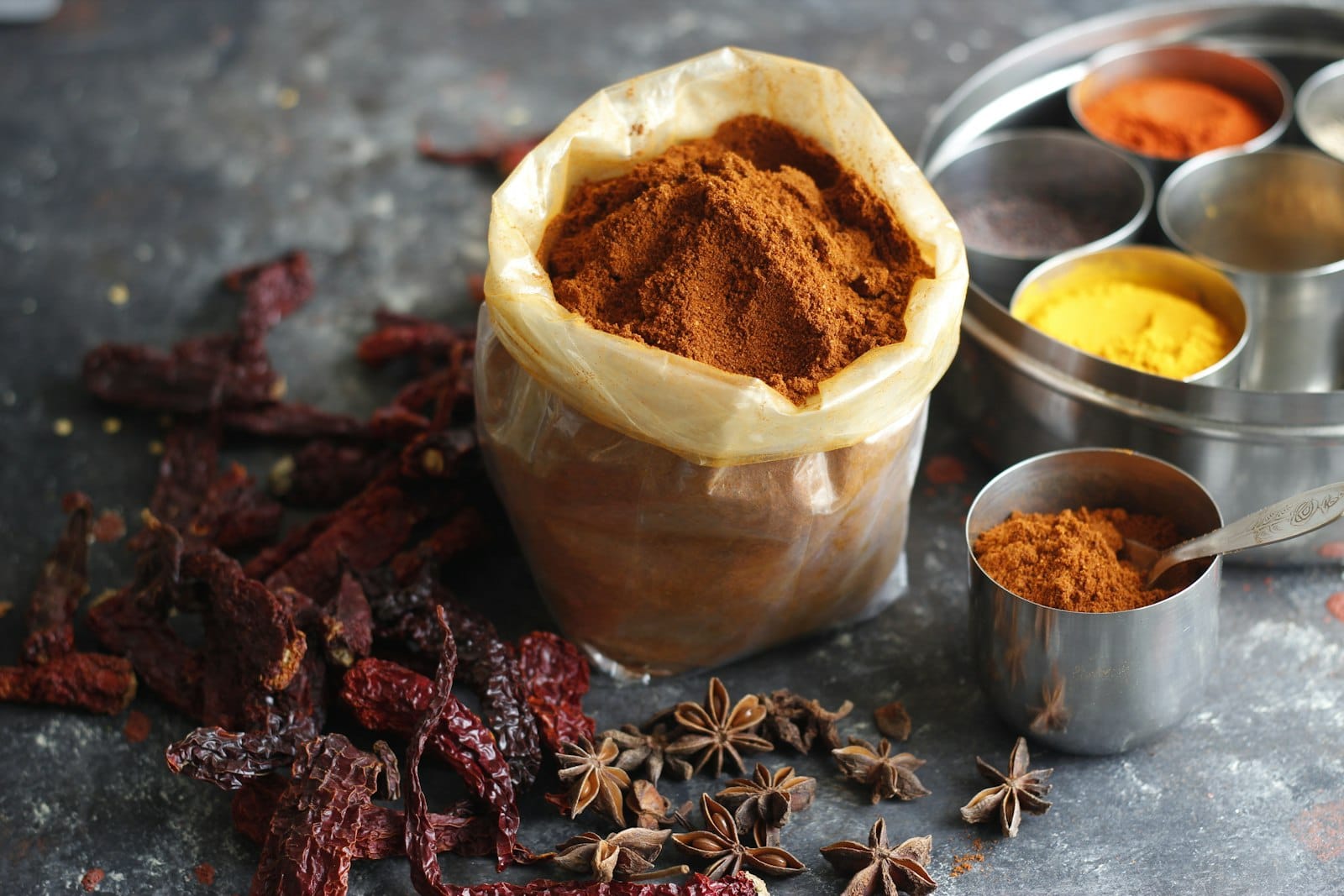 A bowl of turmeric powder