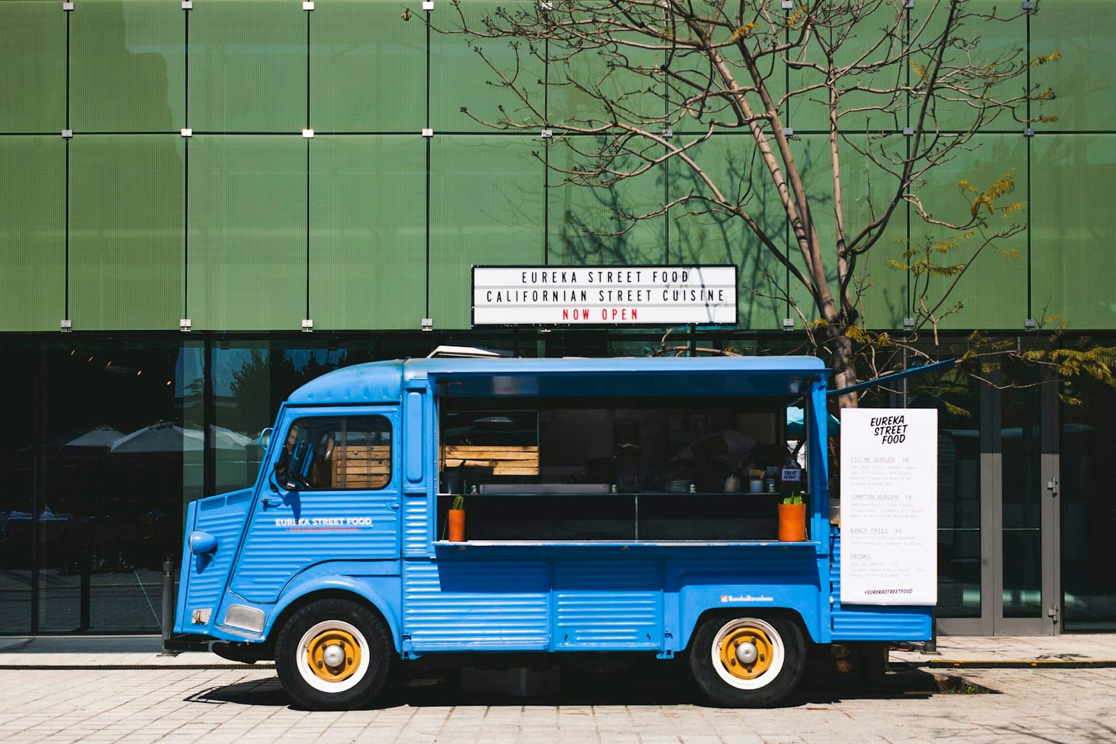 A street food truck