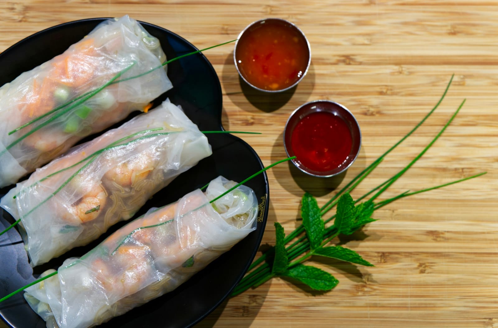 Fresh Vietnamese spring rolls