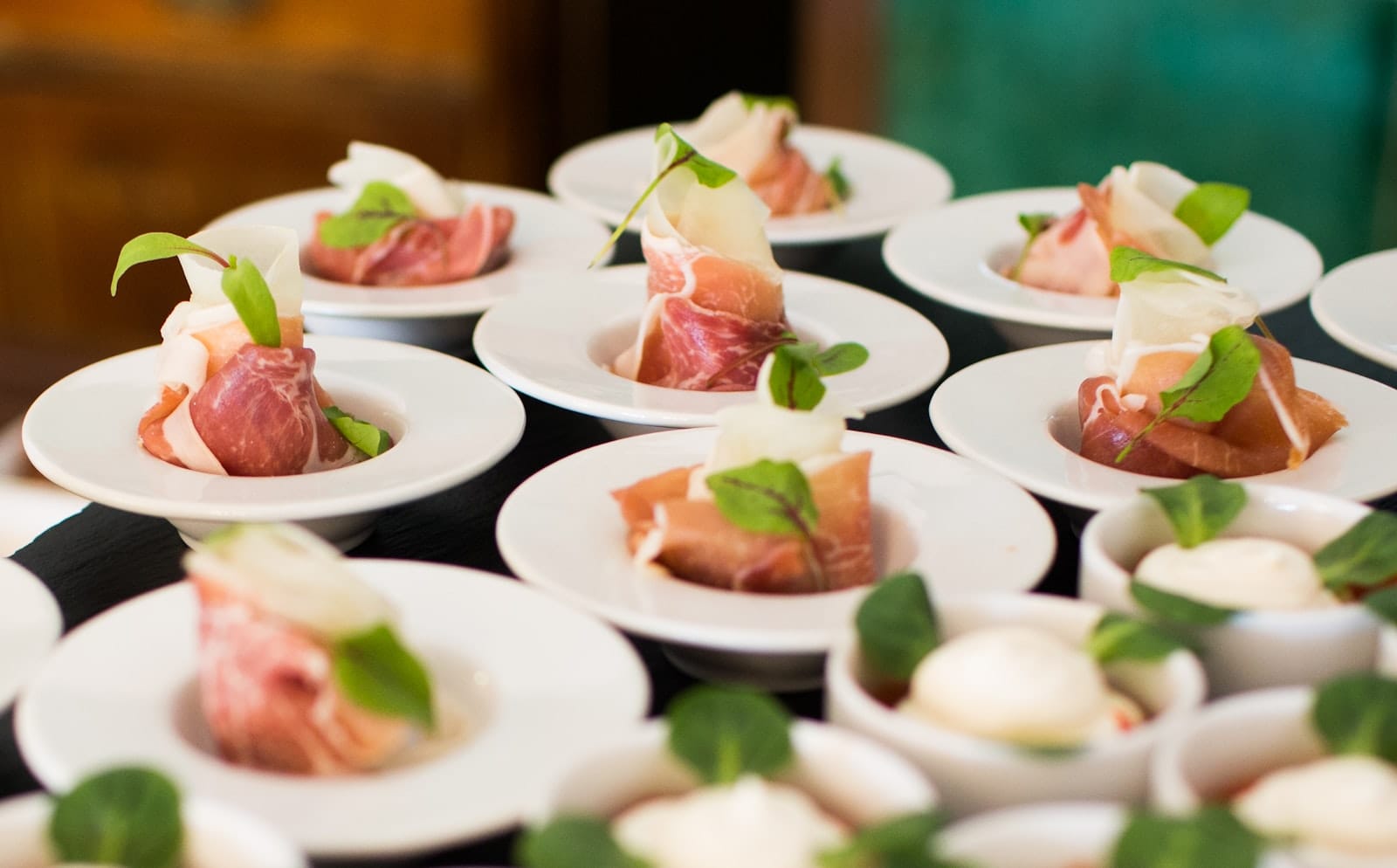 An elegant plated dish for event catering